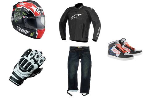 summer motorbike gear