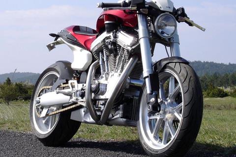 French v-twin sports bike