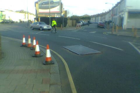 London Council create a hazard