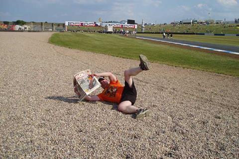 In the gravel at Donington