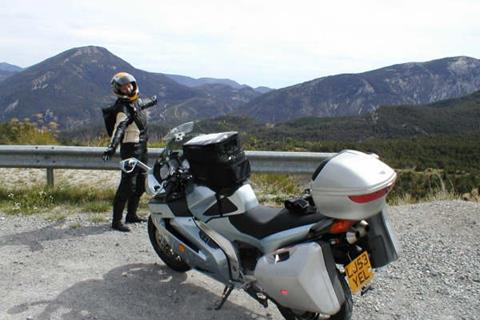 Enjoying the Alps by bike