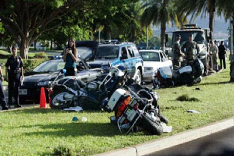 Hawaiian bike cop dies