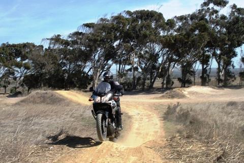 Off-road with a V Strom