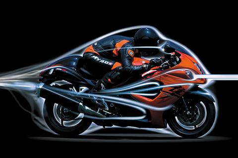 Suzuki's 2008 Hayabusa shows its aerodynamic skills