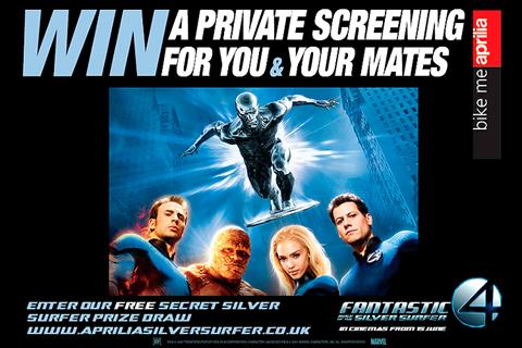 Win private screenings of the Fantastic Four movie with Aprillia