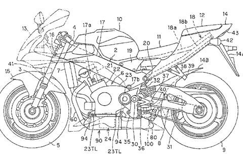 Exhaust patents reveal next generation Honda Fireblade