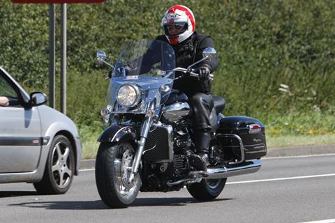 MCN Exclusive: Triumph Rocket III Touring spyshots