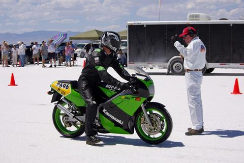 Brit breaks 250 production motorcycle record