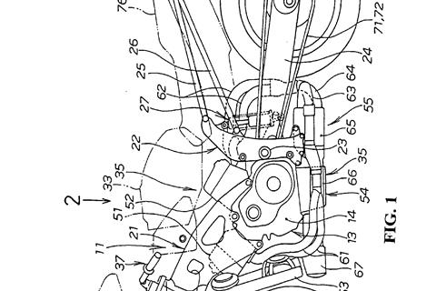 2008 Honda VFR revealed in new motorcycle patent