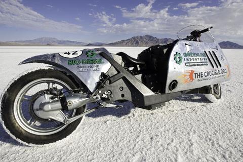 Biodiesel-powered BMW breaks world land speed record