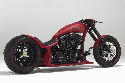 Kimi Raikonnen recieves new custom-built chopper