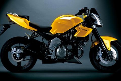 Hyosung reveal production GT650X