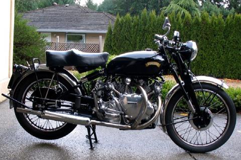 Classic Vincent Rapide motorcycle stolen