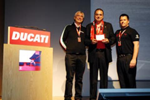 Ducati announce most improved dealer at global motorcycle conference