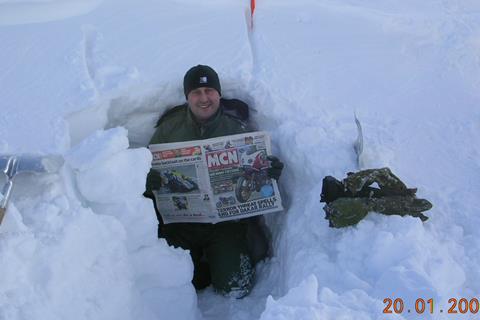 MCN in my snow shelter