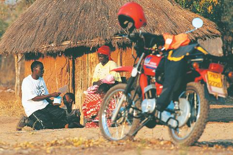 Elton John takes motorcycles to Africa