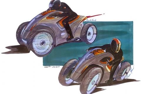 Four-wheeled "motorcycle" due for launch this week