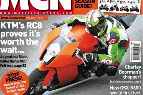 New MCN March 5: KTM's RC8 was worth the wait