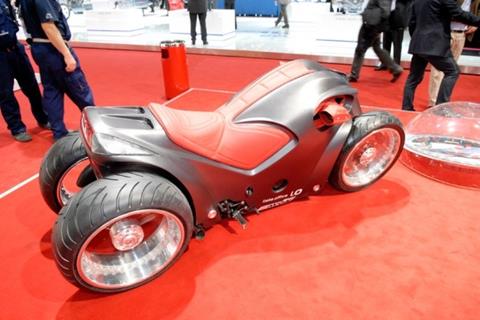 Sbarro reveals four-wheeled motorcycle