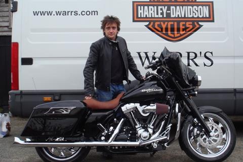 Richard Hammond takes to the road on custom Harley Davidson