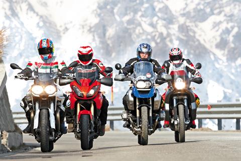 Moto Guzzi Stelvio against its rivals