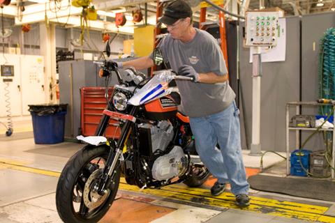 Full production of Harley’s XR1200 is underway