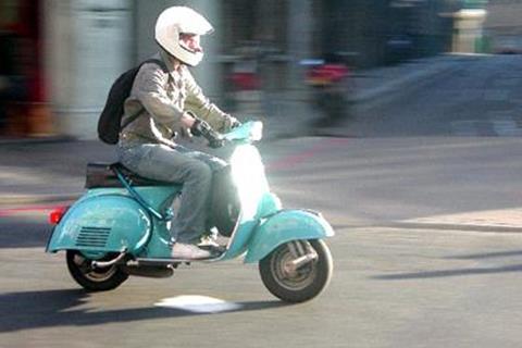 Police check mopeds power output at the roadside