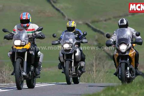 Picture special: BMW's 800 and 1200GS take on Honda Transalp