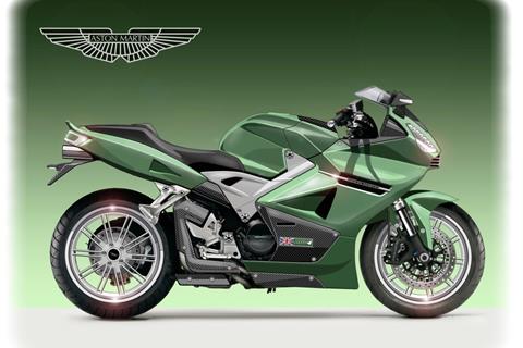 My design for an Aston Martin motorcycle