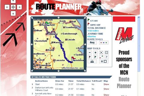 New MCN Route Planner on motorcyclenews.com