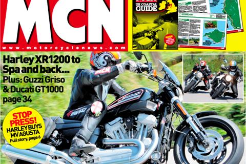 New MCN July 16: The Harley Davidson XR1200 takes on its rivals