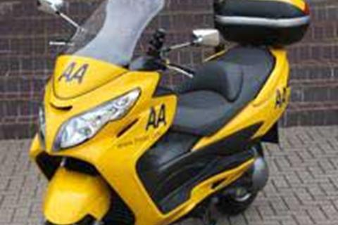 AA uses Suzuki Burgmans to cut response time