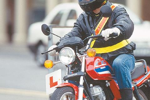 £500 to take motorcycle test