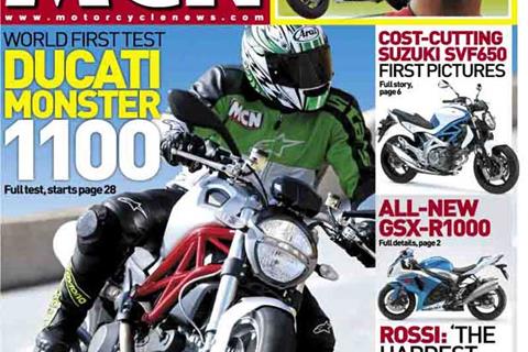 New MCN October 1: Ducati Monster 1100 world first test