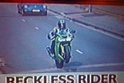 82mph wheelie rider makes this his Facebook picture