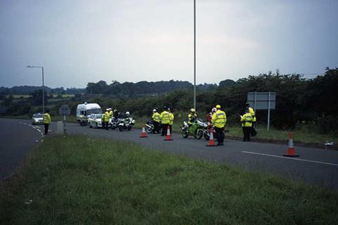 Cops seize motorcycle over illegal plate