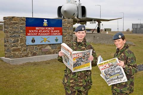 MCN on tour in the Falklands