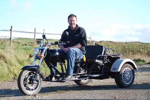 Trike goes on sale for charity