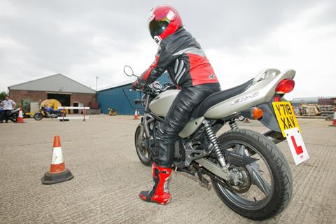 No motorcycle tests on chilly days