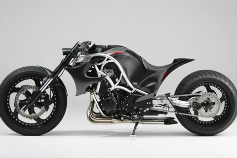 Ransom Serpent custom motorcycle inspired by God