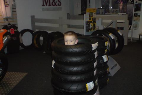 Free childcare in my local bike shop