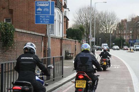 Cyclists’ barrage of objections to motorcycles in bus lanes