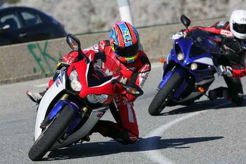 New Yamaha R1 starts to edge out Honda Fireblade