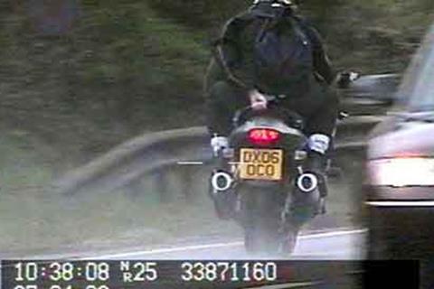 122mph biker jailed for six months