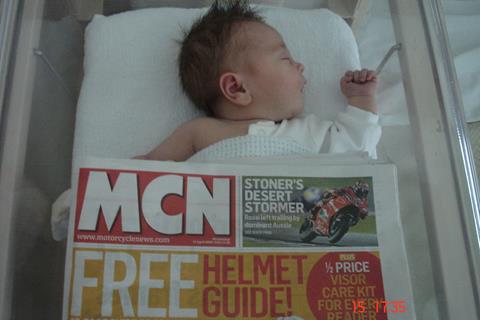 My son Heath enjoying his MCN