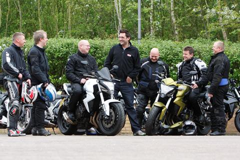 CB1000R owners visit MCN HQ