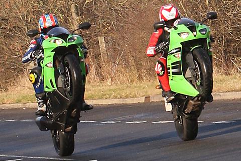 Kawasaki owners track day at Mallory Park