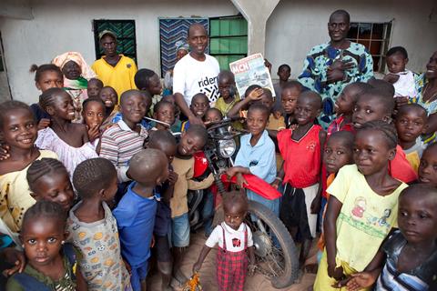 MCN donation pays for new bike for Riders for Health