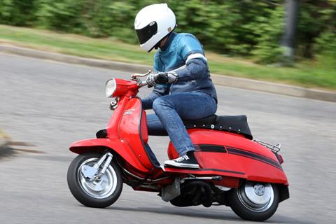 KTM-powered Lambretta first test