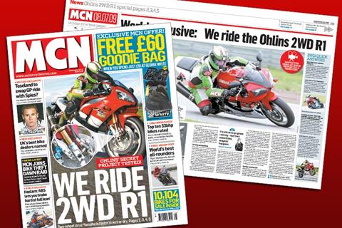 New MCN July 8: We ride 2WD Yamaha R1